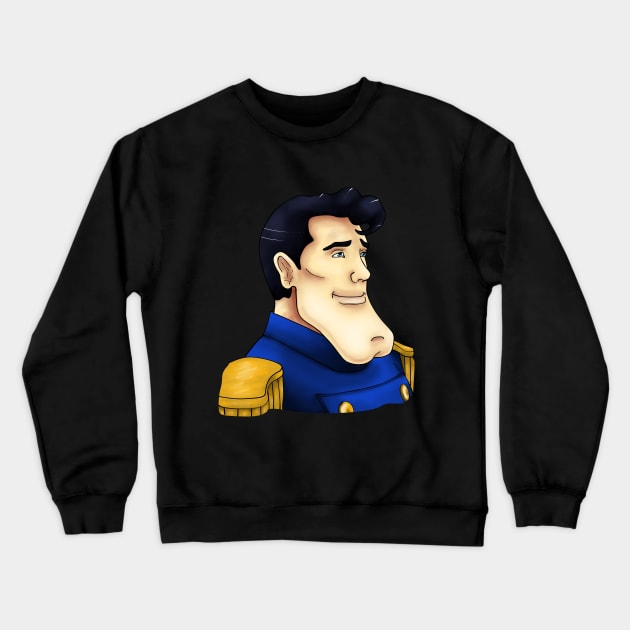 Captain Sternn Crewneck Sweatshirt by ChePanArt